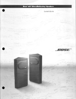 Bose 401 - Owners Guide 